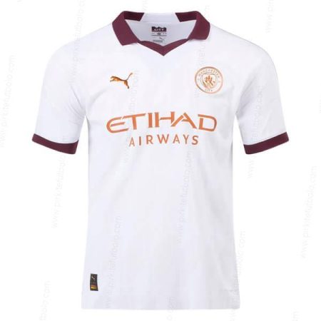 Manchester City Away Žaidėjo versija Futbolo marškinėliai 23/24
