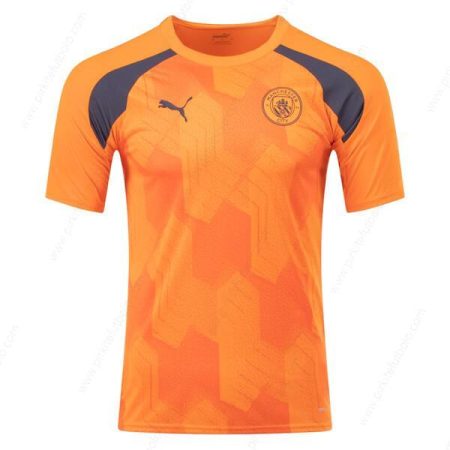 Manchester City Pre Match Training Futbolo marškinėliai – Oranžinė