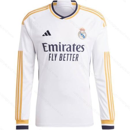 Real Madrid Home Long Sleeve Futbolo marškinėliai 23/24